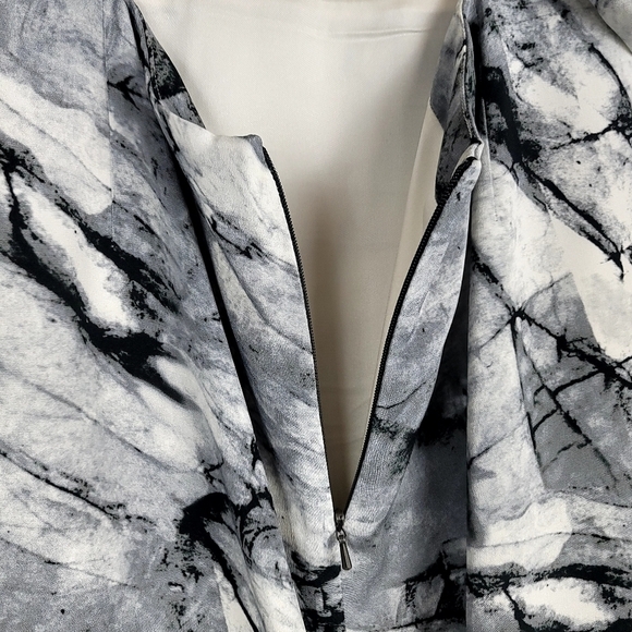 Helmut Lang abstract midi sleeveless dress uk size 00 - Picture 9 of 12